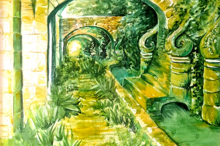Peinture Ruines